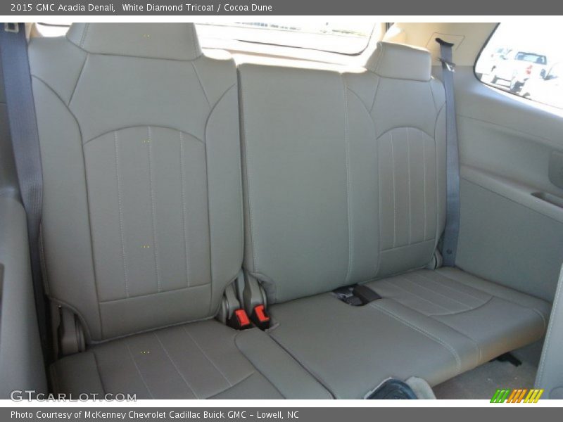 White Diamond Tricoat / Cocoa Dune 2015 GMC Acadia Denali