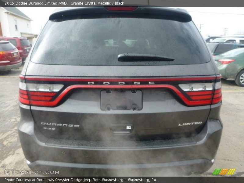 Granite Crystal Metallic / Black 2015 Dodge Durango Limited AWD