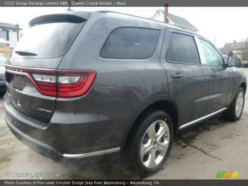 Granite Crystal Metallic / Black 2015 Dodge Durango Limited AWD