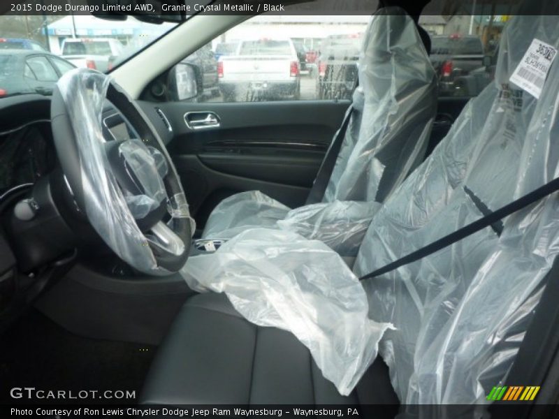 Granite Crystal Metallic / Black 2015 Dodge Durango Limited AWD