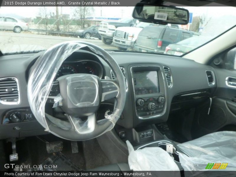 Granite Crystal Metallic / Black 2015 Dodge Durango Limited AWD