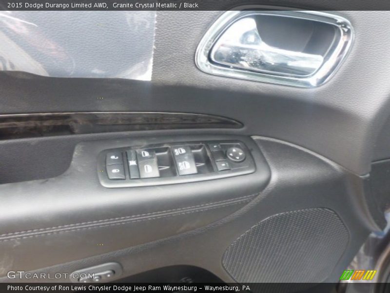 Granite Crystal Metallic / Black 2015 Dodge Durango Limited AWD