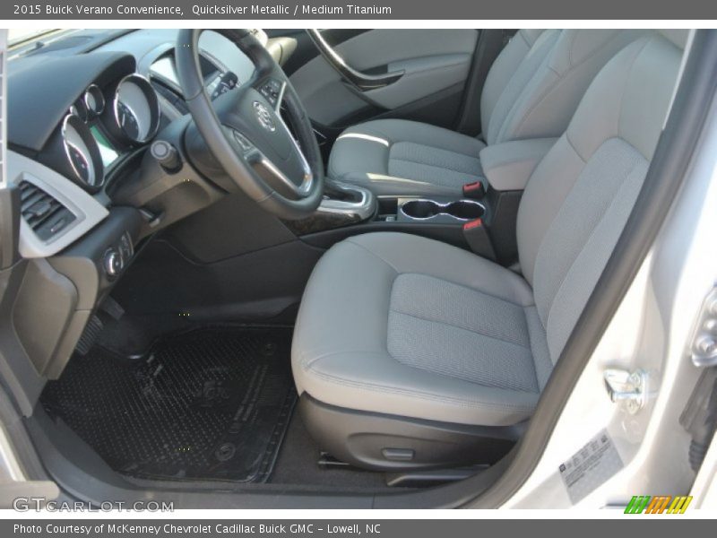 Quicksilver Metallic / Medium Titanium 2015 Buick Verano Convenience