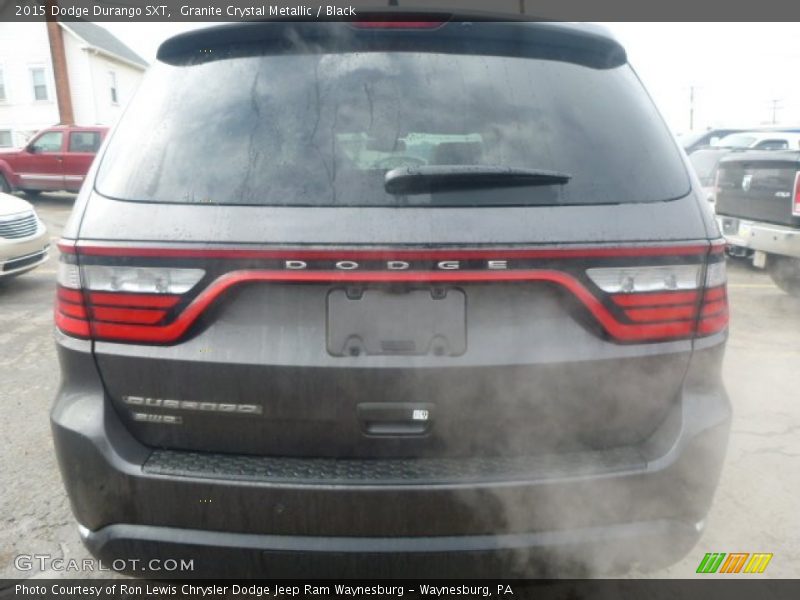 Granite Crystal Metallic / Black 2015 Dodge Durango SXT