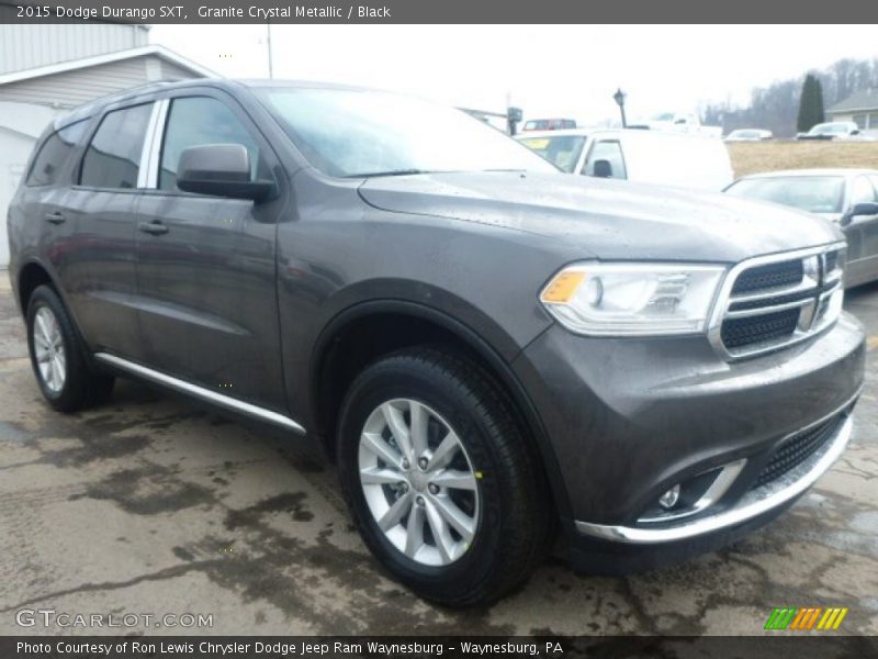 Granite Crystal Metallic / Black 2015 Dodge Durango SXT