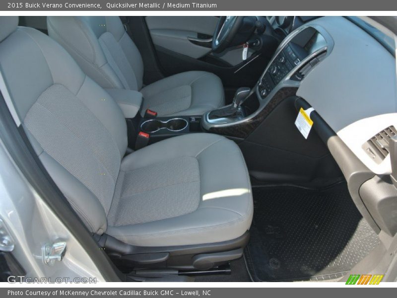 Quicksilver Metallic / Medium Titanium 2015 Buick Verano Convenience