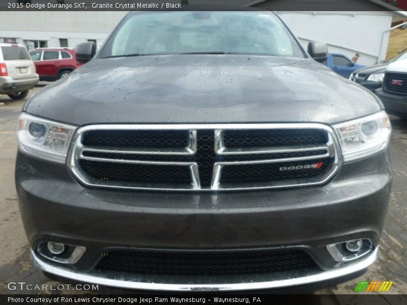 Granite Crystal Metallic / Black 2015 Dodge Durango SXT