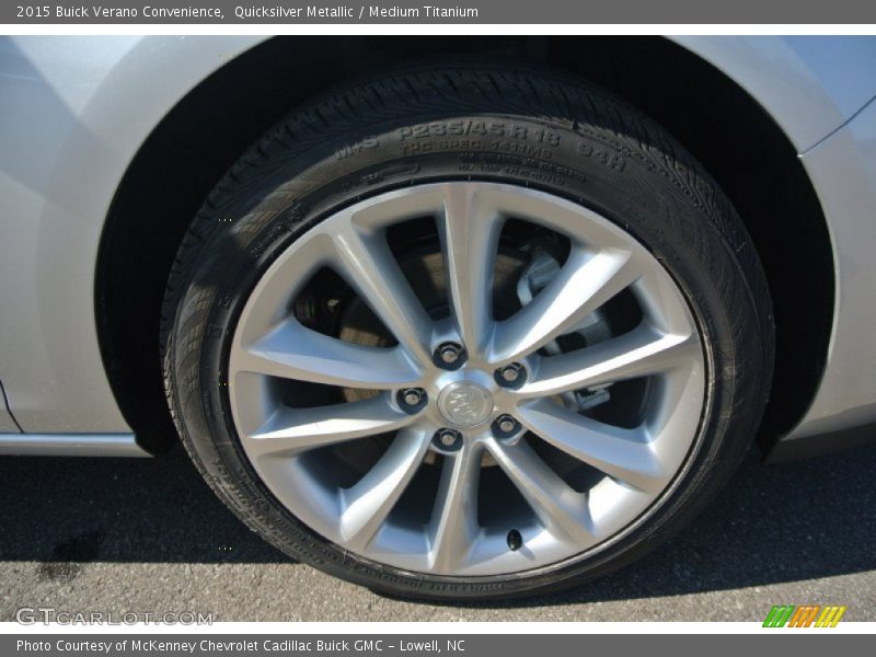 Quicksilver Metallic / Medium Titanium 2015 Buick Verano Convenience