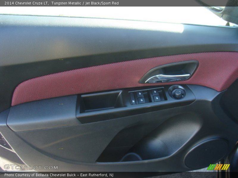 Tungsten Metallic / Jet Black/Sport Red 2014 Chevrolet Cruze LT