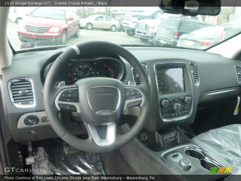 Granite Crystal Metallic / Black 2015 Dodge Durango SXT