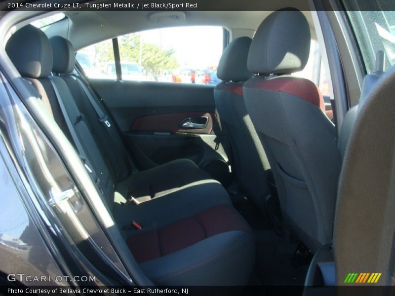 Tungsten Metallic / Jet Black/Sport Red 2014 Chevrolet Cruze LT