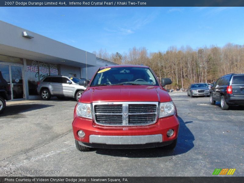 Inferno Red Crystal Pearl / Khaki Two-Tone 2007 Dodge Durango Limited 4x4