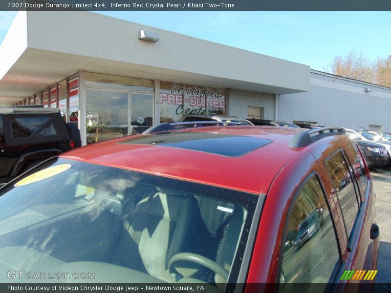 Inferno Red Crystal Pearl / Khaki Two-Tone 2007 Dodge Durango Limited 4x4