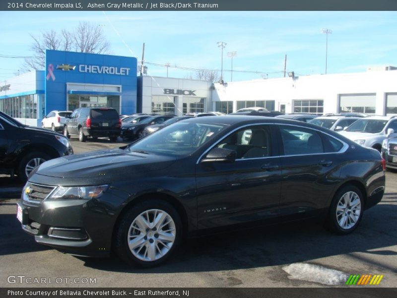 Ashen Gray Metallic / Jet Black/Dark Titanium 2014 Chevrolet Impala LS