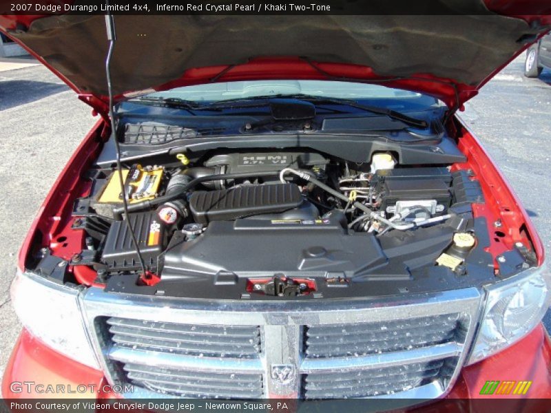 Inferno Red Crystal Pearl / Khaki Two-Tone 2007 Dodge Durango Limited 4x4