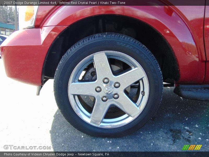 Inferno Red Crystal Pearl / Khaki Two-Tone 2007 Dodge Durango Limited 4x4