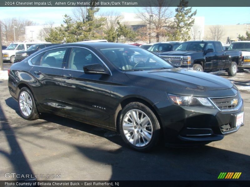 Ashen Gray Metallic / Jet Black/Dark Titanium 2014 Chevrolet Impala LS