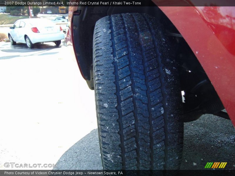 Inferno Red Crystal Pearl / Khaki Two-Tone 2007 Dodge Durango Limited 4x4