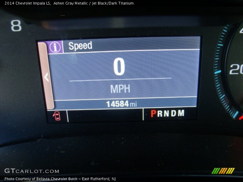 Ashen Gray Metallic / Jet Black/Dark Titanium 2014 Chevrolet Impala LS