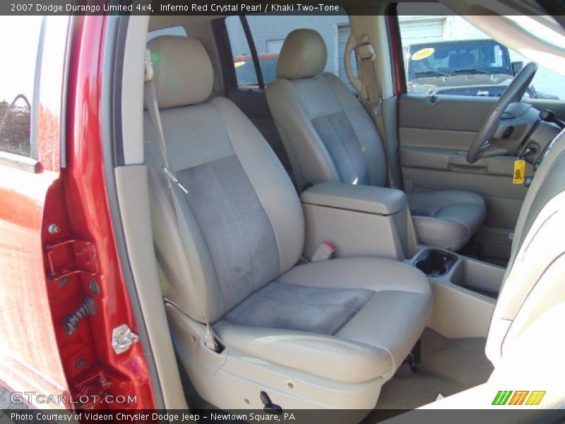 Inferno Red Crystal Pearl / Khaki Two-Tone 2007 Dodge Durango Limited 4x4