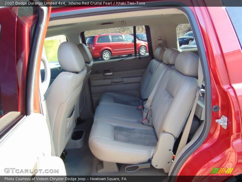 Inferno Red Crystal Pearl / Khaki Two-Tone 2007 Dodge Durango Limited 4x4