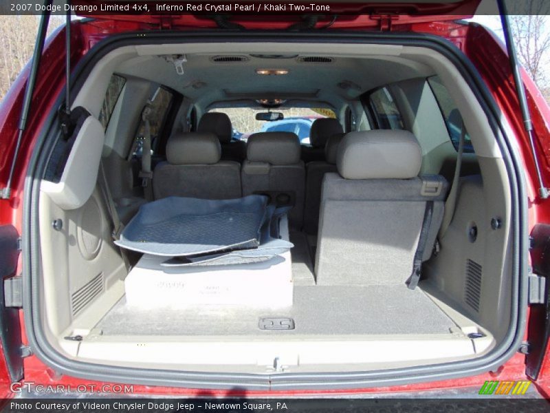 Inferno Red Crystal Pearl / Khaki Two-Tone 2007 Dodge Durango Limited 4x4