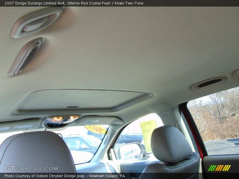 Inferno Red Crystal Pearl / Khaki Two-Tone 2007 Dodge Durango Limited 4x4