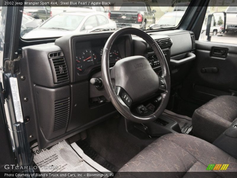  2002 Wrangler Sport 4x4 Agate Black Interior