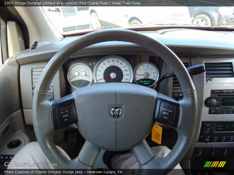 Inferno Red Crystal Pearl / Khaki Two-Tone 2007 Dodge Durango Limited 4x4