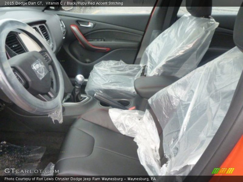 Front Seat of 2015 Dart GT