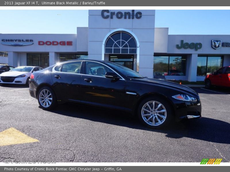 Ultimate Black Metallic / Barley/Truffle 2013 Jaguar XF I4 T