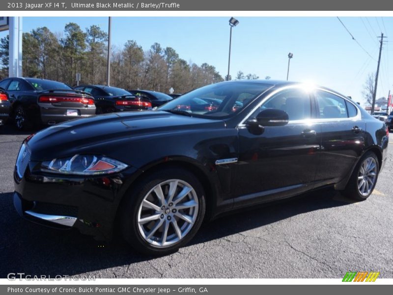 Ultimate Black Metallic / Barley/Truffle 2013 Jaguar XF I4 T