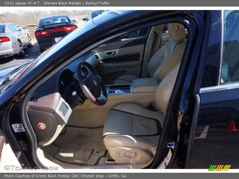 Ultimate Black Metallic / Barley/Truffle 2013 Jaguar XF I4 T