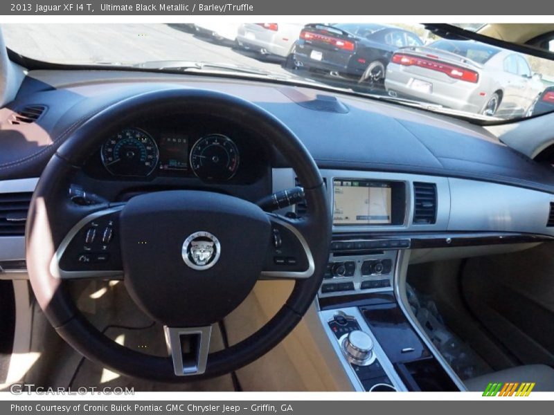 Ultimate Black Metallic / Barley/Truffle 2013 Jaguar XF I4 T