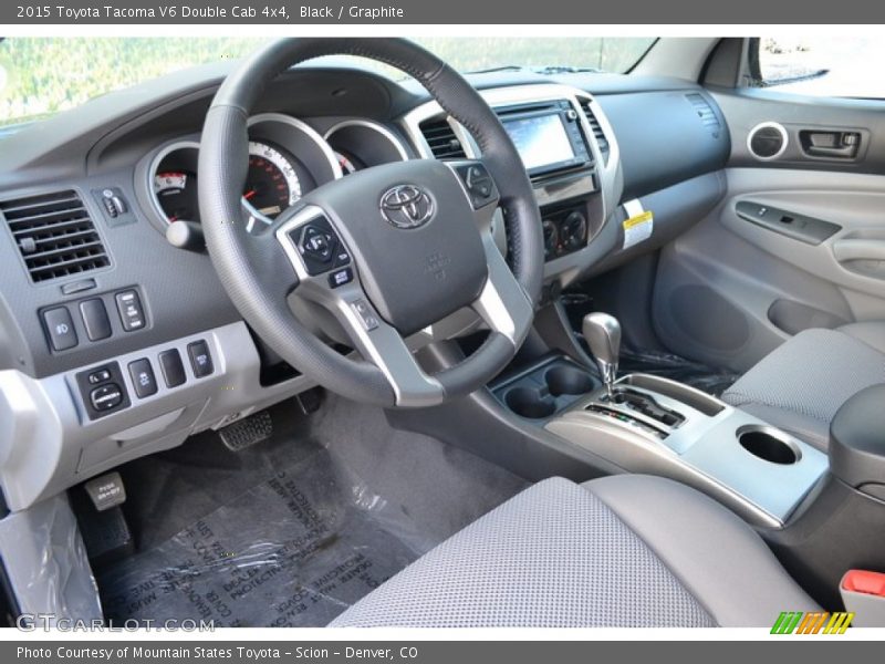 Black / Graphite 2015 Toyota Tacoma V6 Double Cab 4x4