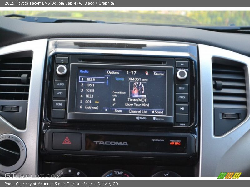 Black / Graphite 2015 Toyota Tacoma V6 Double Cab 4x4