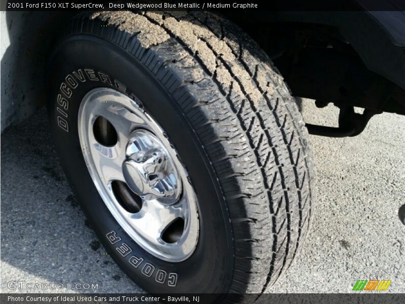 Deep Wedgewood Blue Metallic / Medium Graphite 2001 Ford F150 XLT SuperCrew