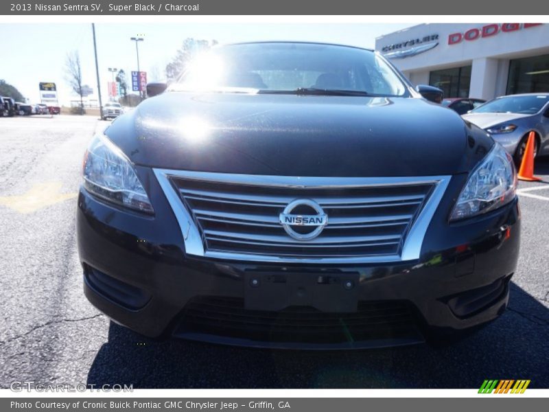 Super Black / Charcoal 2013 Nissan Sentra SV