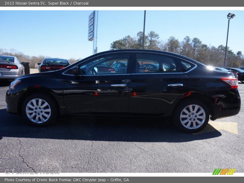 Super Black / Charcoal 2013 Nissan Sentra SV