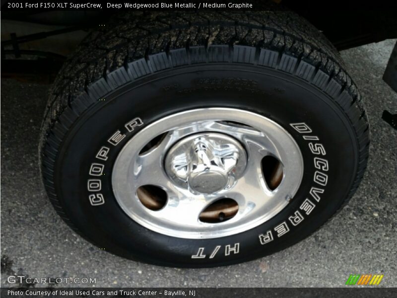 Deep Wedgewood Blue Metallic / Medium Graphite 2001 Ford F150 XLT SuperCrew