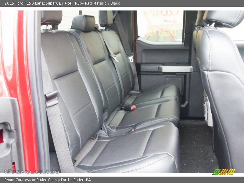 Rear Seat of 2015 F150 Lariat SuperCab 4x4