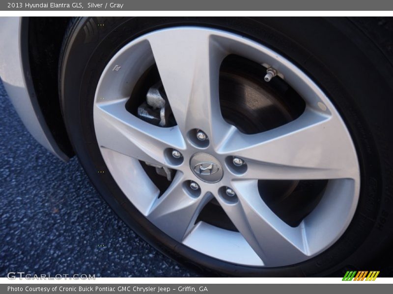 Silver / Gray 2013 Hyundai Elantra GLS