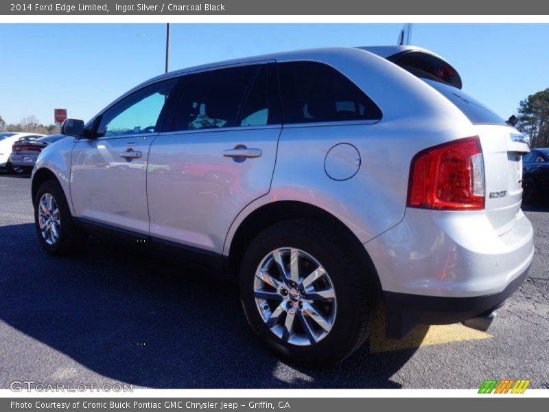 Ingot Silver / Charcoal Black 2014 Ford Edge Limited