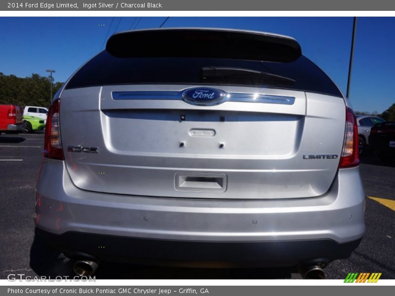 Ingot Silver / Charcoal Black 2014 Ford Edge Limited