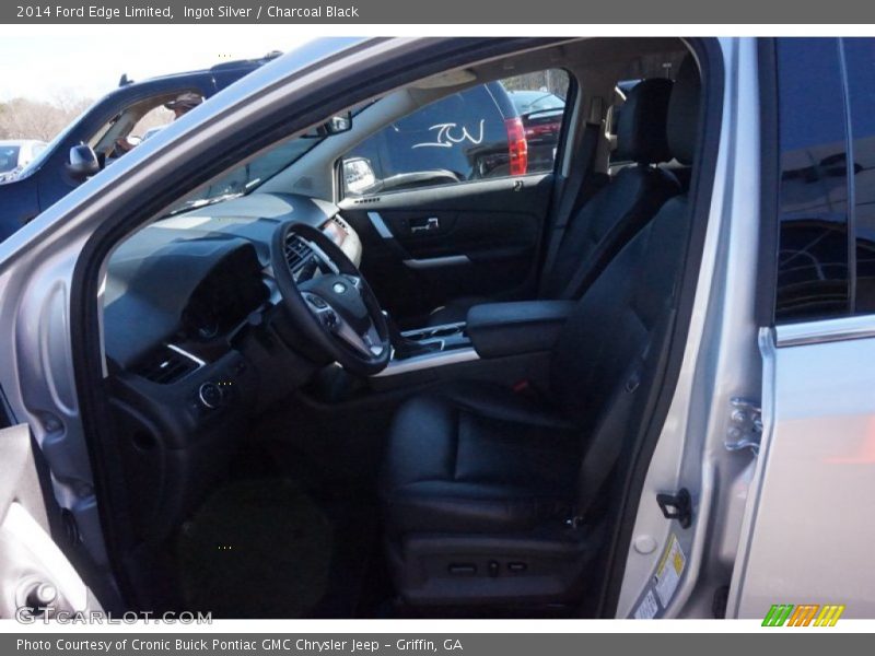 Ingot Silver / Charcoal Black 2014 Ford Edge Limited