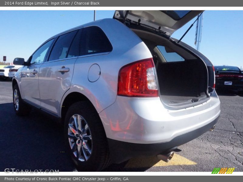 Ingot Silver / Charcoal Black 2014 Ford Edge Limited