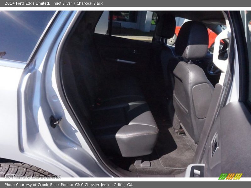 Ingot Silver / Charcoal Black 2014 Ford Edge Limited