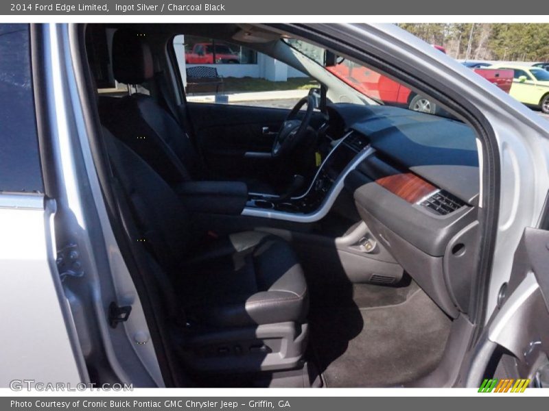 Ingot Silver / Charcoal Black 2014 Ford Edge Limited