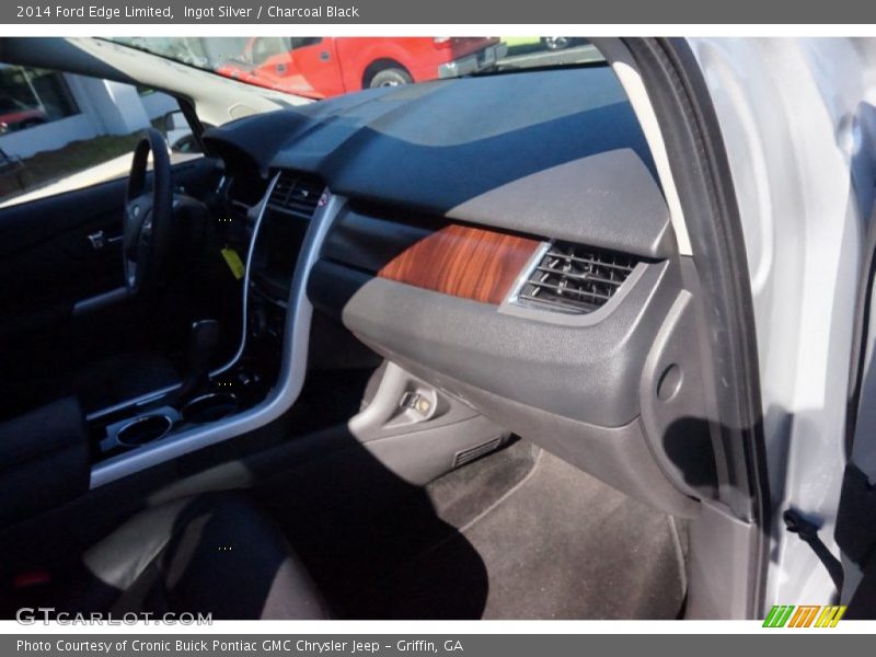 Ingot Silver / Charcoal Black 2014 Ford Edge Limited