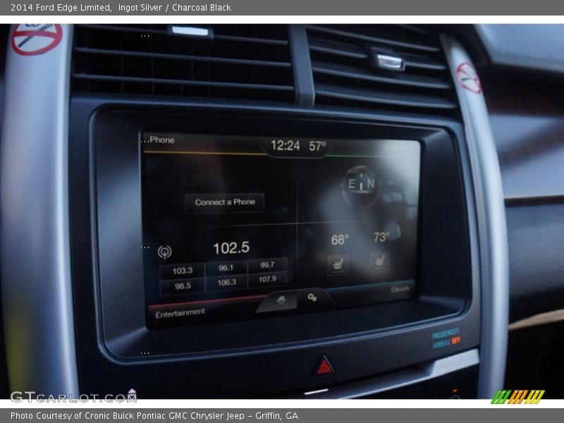 Ingot Silver / Charcoal Black 2014 Ford Edge Limited